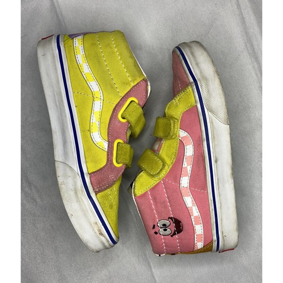 Vans X Spongebob Kids Sneakers Sk8-Hi Reissue Rare Sneakers Shoes Size 2.5 Kids - Picture 3 of 9